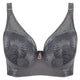 Women Big Size Lace Bra Thin Mesh Push Up Full Coverage Vest Bras