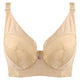 Women Big Size Lace Bra Thin Mesh Push Up Full Coverage Vest Bras