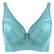 Women Big Size Lace Bra Thin Mesh Push Up Full Coverage Vest Bras
