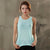 Sleeveless Back Drawstring Tie Up Active Workout Sport