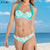 Sexy Bikini Floral Print Bandage Swimwear