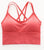 Women Sports Bra Crisscross Strappy Padded Wirefree