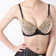 Sexy Party Silver Studded Patchwork Bras