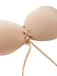 Seamless Lace Up Push Up Self Adhesive Bra