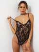 Flower Lace Cami Teddy Bodysuit