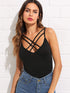 Neon Lime Strappy Neck Cami Top