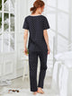 Bear & Dot Print Pajama Set