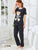 Bear & Dot Print Pajama Set