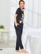 Bear & Dot Print Pajama Set
