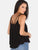 Strappy Detail High Low Flowy Top