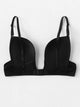 Cross Back U Plunge Bra