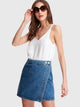 Double V Neck Strappy Top