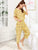 Striped Top & Pants PJ Set