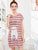 Bear Print Striped Night Dress