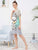 Bear Print Striped Night Dress