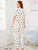 Allover Dog Print Pajama Set