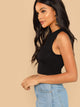 Solid Crop Tank Top