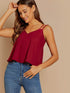 Double Strappy Flowy Solid Top