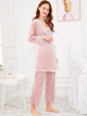 7Pcs Velvet Cami Pajama Set With Robe