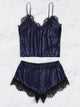 Lace Trim Cami Top With Shorts