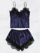 Lace Trim Cami Top With Shorts