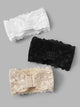Floral Lace Bandeau Bra Set 3pack