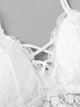 Scalloped Trim Floral Lace Bra Set 2pack