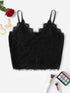 Lace Overlay Cami Top