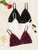 Floral Lace Bra Set 3pack