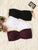 Ruched Floral Lace Bandeau Bra Set 3pack