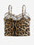 Strappy Cross Leopard Crop Cami Top