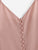 Solid Button Detail Chiffon Cami Top