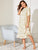 Ruffle Hem Banana Print Night Dress