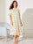 Ruffle Hem Banana Print Night Dress