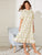 Ruffle Hem Banana Print Night Dress