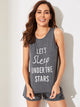 Slogan Print Pajama Set