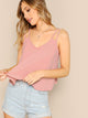 Double Strappy Flowy Solid Top