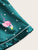 Flamingo Print Polka Dot Satin Pajama Set
