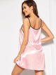Striped Satin Cami Dress