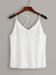 Criss Cross Solid Cami Top