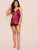 Eyelash Lace Satin Cami Dress