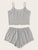 Letter Print Cami Pajama Set