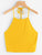 Tie Back Solid Halter Top