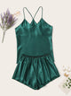 Satin Cami Top & Shorts PJ Set