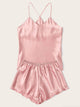 Satin Cami Top & Shorts PJ Set