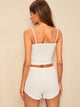 Eyelet Detail Cami Top & Shorts PJ Set