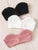 Rib-knit Bandeau Bra Set 3pack