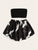 Rib-knit Bandeau & Crane Print Satin Shorts