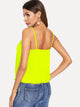 Neon Lime Knotted Front Cami Top