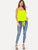 Neon Lime Knotted Front Cami Top